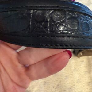 Golf belt  by Brighton Black and Brown Leather Belt